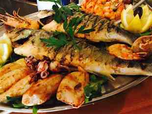 Fischplatte Vom Grill